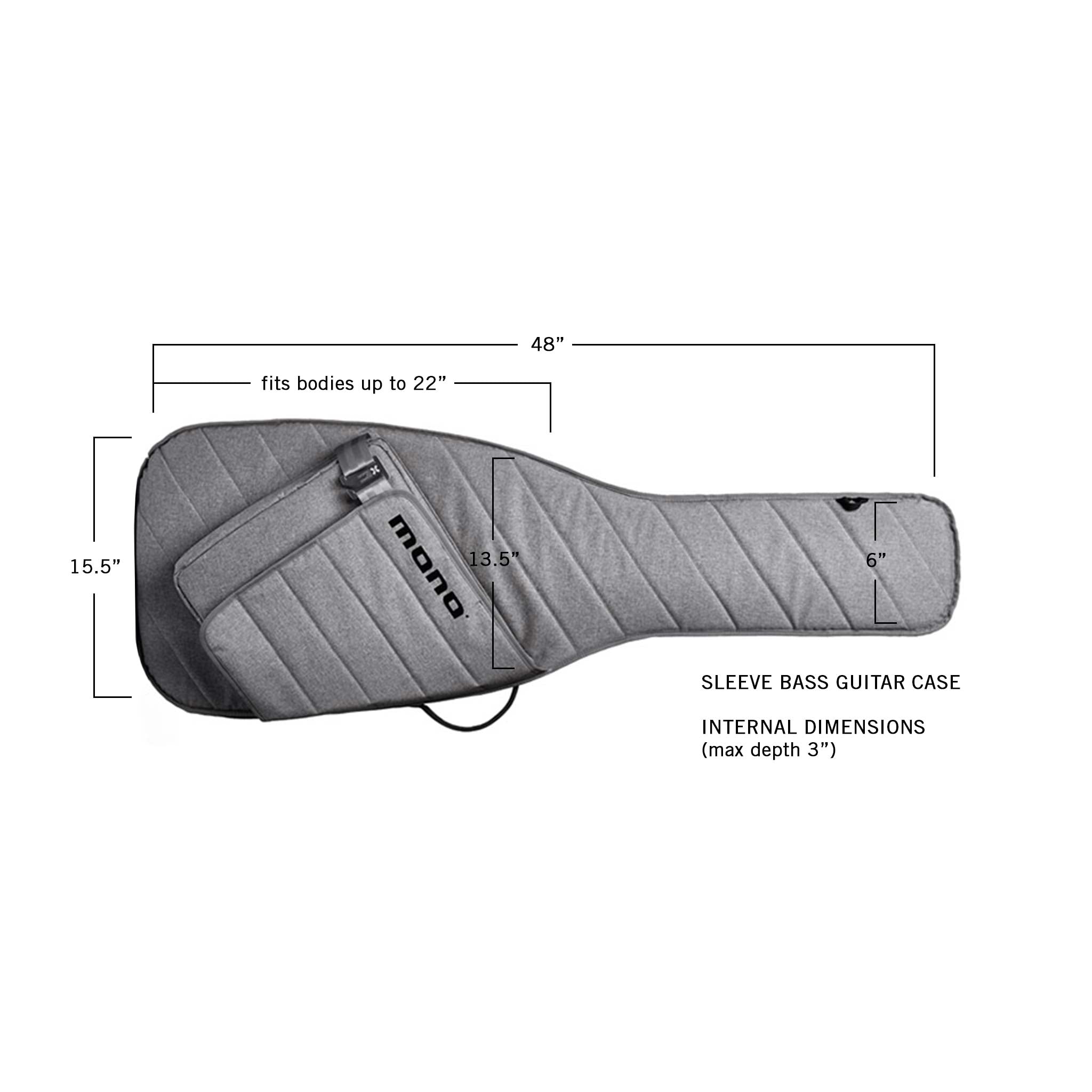 mono ベースケース M80 SEB ASH Bass Sleeve Case Bass Sleeve Case, Ash – MONO