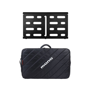 Pedalboard Medium, Black and Tour Accessory Case 2.0, Black